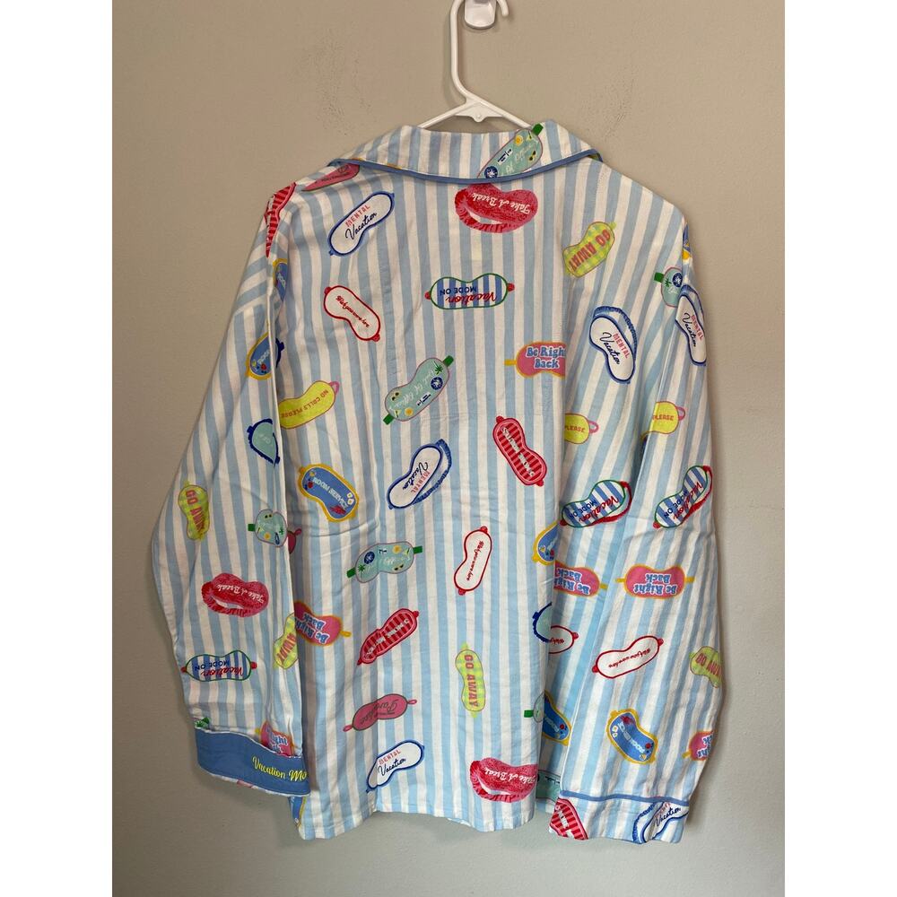 NEW P.J. Salvage Out of Office 3-Piece Flannel Pajama Set Size XL - Picture 5 of 8